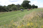 Bild: Erste Wanderung auf dem Urwaldpfad bei R&uuml;digsdorf (Foto: S.Staubitz)