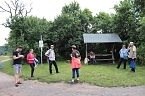 Bild: Erste Wanderung auf dem Urwaldpfad bei R&uuml;digsdorf (Foto: S.Staubitz)