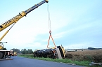 Umgest&uuml;rzte Kran bei Uthleben (Foto: S.Dietzel)