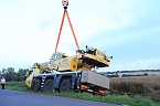 Umgest&uuml;rzte Kran bei Uthleben (Foto: S.Dietzel)