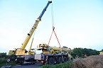 Umgest&uuml;rzte Kran bei Uthleben (Foto: S.Dietzel)
