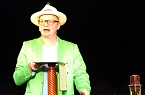 Geh&ouml;rt zum Pflichtteil seines Programms: Honecker-Parodie (Foto: nnz)