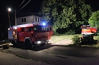 Bild: Partyschuppen brannte in Kleinfurra heute Nacht (Foto: S.Dietzel)