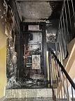 Der Brand breitete sich von einem Elektroverteiler aus (Foto: S. Dietzel)