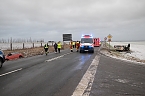 Sechs Verletzte bei Unfall auf der B4 (Foto: S.Dietzel)