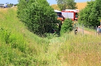 Von der Autobahn abgekommen  (Foto: S.Dietzel)