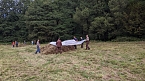 Pflegeeinsatz auf der Wiese (Foto: Landschaftspflegeverband Südharz/Kyffhäuser) Pflegeeinsatz auf der Wiese (Foto: Landschaftspflegeverband Südharz/Kyffhäuser)