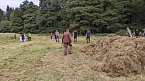 Pflegeeinsatz auf der Wiese (Foto: Landschaftspflegeverband Südharz/Kyffhäuser) Pflegeeinsatz auf der Wiese (Foto: Landschaftspflegeverband Südharz/Kyffhäuser)