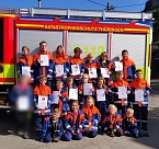 Pr&uuml;fung f&uuml;r die Jugendfeuerwehr (Foto: Julian Rathmann)