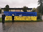 Bild: Schmierereien auf dem Petersberg (Foto: S. Dietzel)