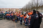 Friedenslichtaktion 2024 auf dem August-Bebel-Platz in Nordhausen (Foto: agl)