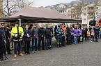 Friedenslichtaktion 2024 auf dem August-Bebel-Platz in Nordhausen (Foto: agl)