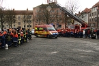 Friedenslichtaktion 2024 auf dem August-Bebel-Platz in Nordhausen (Foto: agl)