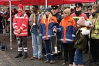 Friedenslichtaktion 2024 auf dem August-Bebel-Platz in Nordhausen (Foto: agl)