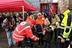 Friedenslichtaktion 2024 auf dem August-Bebel-Platz in Nordhausen (Foto: agl)