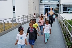 Zu Gast bei der Polizei (Foto: T. Soszynski)