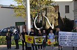 Mahnwache gegen Atomkraft (Foto: nnz-City Scout Sven G&auml;mkow)