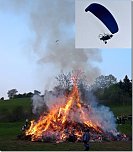 Osterfeuer in Herreden (Foto: privat)