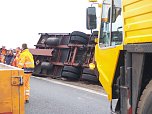 Lkw Unfall auf der B 4 (Foto: nnz)