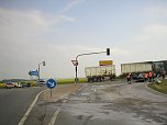 Crash an der Abfahrt (Foto: Berufsfeuerwehr)