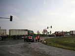Crash an der Abfahrt (Foto: Berufsfeuerwehr)