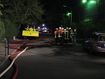 Feuer in der Nobas (Foto: BFW Nordhausen)