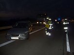 Crash auf der Autobahn (Foto: Berufsfeuerwehr) Crash auf der Autobahn (Foto: Berufsfeuerwehr)