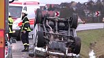 Unfall auf der B 243 (Foto: nnz-tv) Unfall auf der B 243 (Foto: nnz-tv)