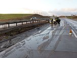 Crash auf der Autobahn (Foto: Berufsfeuerwehr Nordhausen) Crash auf der Autobahn (Foto: Berufsfeuerwehr Nordhausen)