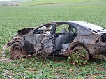 Crash auf der Autobahn (Foto: Berufsfeuerwehr Nordhausen) Crash auf der Autobahn (Foto: Berufsfeuerwehr Nordhausen)