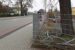 Durch Zaun geschossen (Foto: nnz)