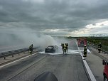 Brand auf der Autobahn (Foto: nnz) Brand auf der Autobahn (Foto: nnz)