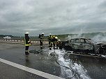 Brand auf der Autobahn (Foto: nnz) Brand auf der Autobahn (Foto: nnz)