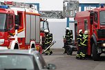 Feuerwehr bei Eaton im Einsatz (Foto: nnz)
