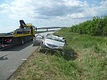 Unfall auf der Autobahn (Foto: Polizei) Unfall auf der Autobahn (Foto: Polizei)