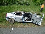 Unfall auf der Autobahn (Foto: Polizei) Unfall auf der Autobahn (Foto: Polizei)