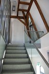 Treppenaufgang im historischen Turbinenhaus (Foto: Arco) Treppenaufgang im historischen Turbinenhaus (Foto: Arco)