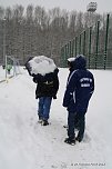 Fu&szlig;ball im Schnee (Foto: Rebecca Peter)