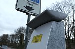 Eingeh&uuml;llte Parkscheinautomaten (Foto: nnz)
