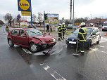 Crash auf der Kreuzung (Foto: M. Holbe)