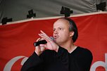 Hubert Kah auf dem  Rathausplatz (Foto: Sven G&auml;mkow)