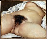 Erotik in der Kunst: Gustave Courbet Ursprung der Welt, 1866 (Foto: privat)