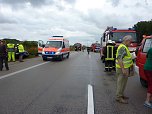Unfall auf der A 38 (Foto: nnz) Unfall auf der A 38 (Foto: nnz)