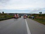 Unfall auf der A 38 (Foto: nnz) Unfall auf der A 38 (Foto: nnz)