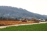 Erdarbeiten für neue Großbäckerei (Foto: Bernd Peter) Erdarbeiten für neue Großbäckerei (Foto: Bernd Peter)