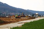 Erdarbeiten für neue Großbäckerei (Foto: Bernd Peter) Erdarbeiten für neue Großbäckerei (Foto: Bernd Peter)