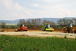 Erdarbeiten für neue Großbäckerei (Foto: Bernd Peter) Erdarbeiten für neue Großbäckerei (Foto: Bernd Peter)
