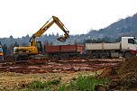 Erdarbeiten für neue Großbäckerei (Foto: Bernd Peter) Erdarbeiten für neue Großbäckerei (Foto: Bernd Peter)