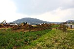 Erdarbeiten für neue Großbäckerei (Foto: Bernd Peter) Erdarbeiten für neue Großbäckerei (Foto: Bernd Peter)