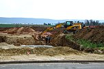 Erdarbeiten für neue Großbäckerei (Foto: Bernd Peter) Erdarbeiten für neue Großbäckerei (Foto: Bernd Peter)